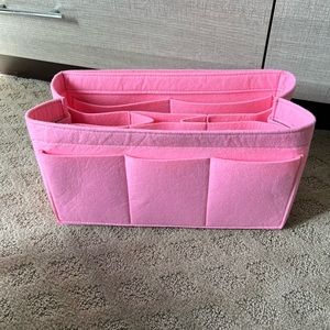 Pink Felt Bag Organizer